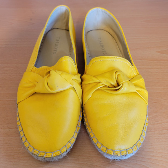 Talbots Golden Poppy Izzy Knot Flats - Picture 4 of 9
